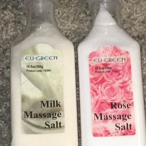 EU-Green Milk Massage Salt & Rose Massage Salt BN